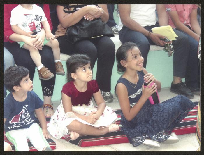 المشاركين من الأطفال في مهرجان 