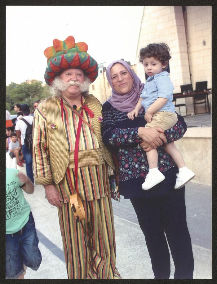 عادل الترتير وزوجته تهاني الترتير، رام الله، 25 آب 2017 
