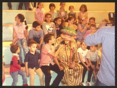 A Child Speaking to Abu al-Ajab, Ramallah, 21 September 2017