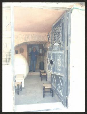 Adel Tartir at the "the Wonder Box" Theatre Headquarters, Ramallah, 14 September 2017