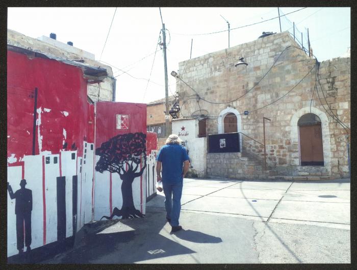 Adel Tartir in the Old City of Ramallah, Ramallah, 14 September 2017