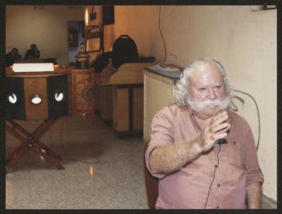 Adel Tartir at the Wonder Box Making Workshop, Egypt, 2015