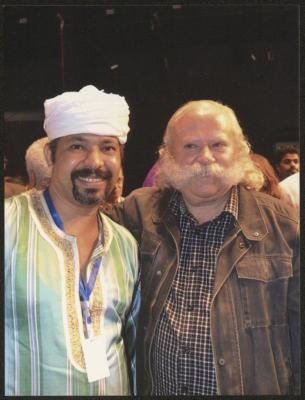 Adel Tartir at the "Doll and Puppet Making" Workshop in Egypt, 2015