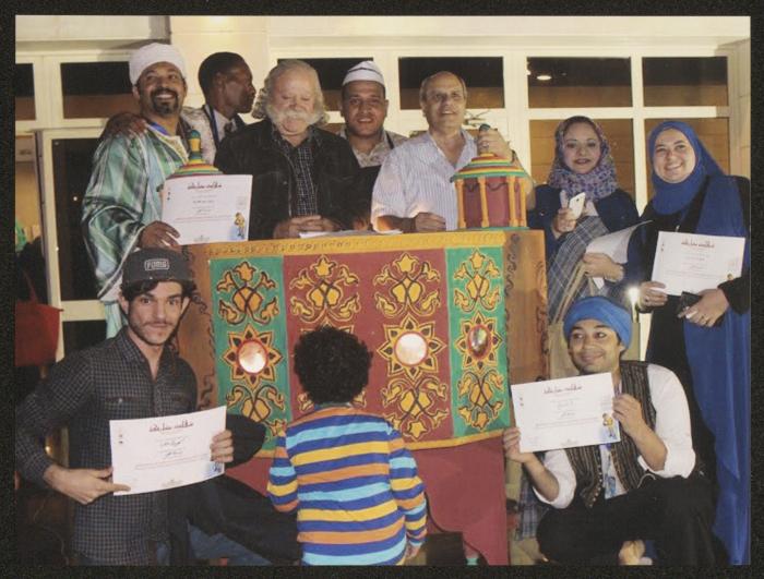 The Participants in the Wonder Box Making Workshop, Cairo, 2015