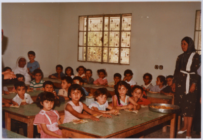 A lecture on health education held by Anabta Charitable Association - Tulkarm