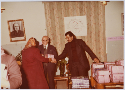 The award ceremony for the high-achievers in the literacy class of 1981