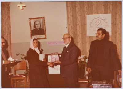 The award ceremony for the high-achievers in the literacy class of 1981