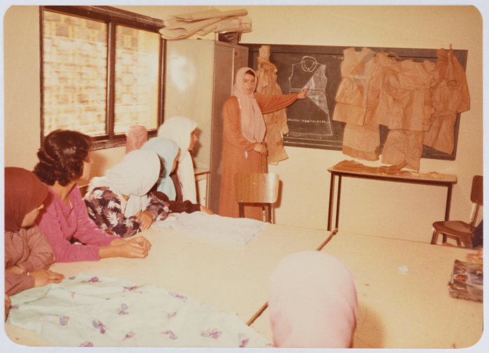 A sewing workshop held by Attil Charity Association