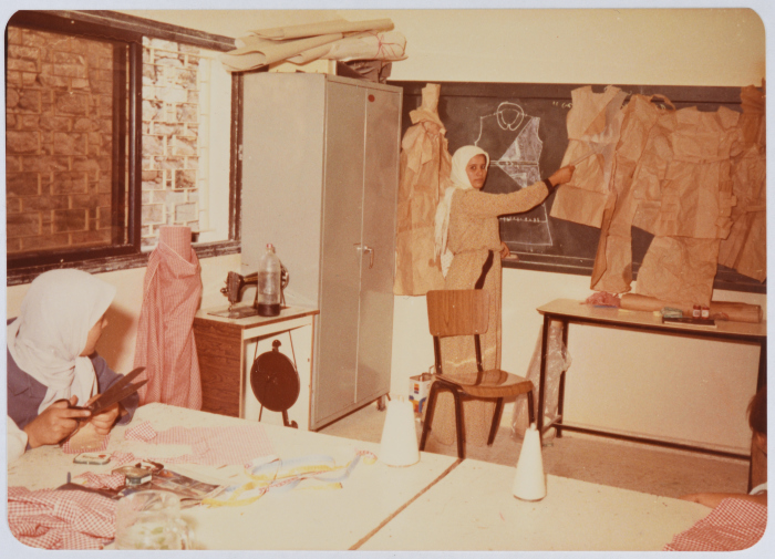 A sewing workshop held by Attil Charity Association