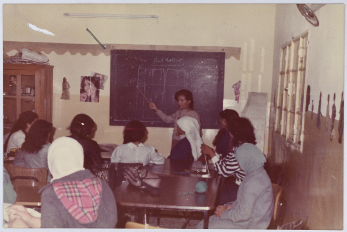 Sewing classes held at the sewing factory of Huwara Charity