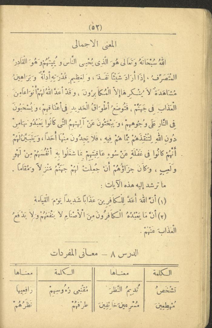 A Book On the Principles of Islam, the 1920s and 1940s