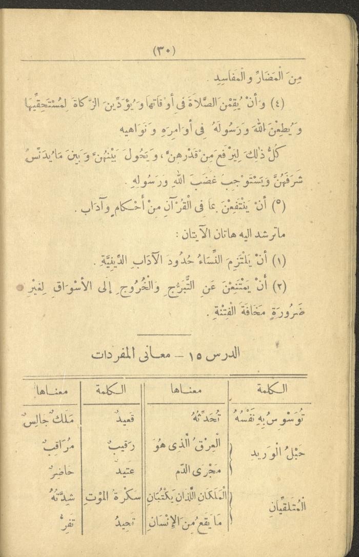 A Book On the Principles of Islam, the 1920s and 1940s