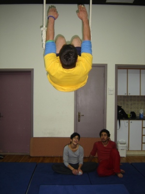 A Glimpse of a Workshop for the First Cohort of Trainers at the Palestinian Circus School