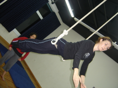 A Glimpse of a Workshop for the First Cohort of Trainers at the Palestinian Circus School