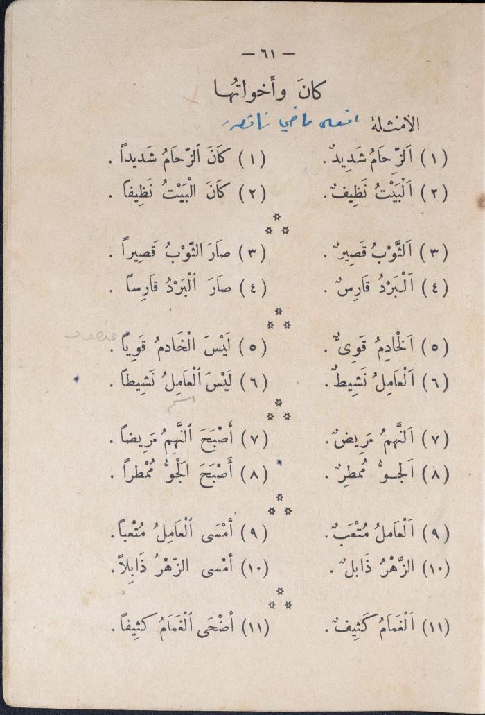 كتاب في قواعد اللغة العربية، أربعينيات القرن العشرين 