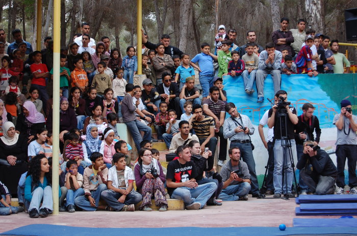 One of the Palestinian Circus School's Performances in Jenin 