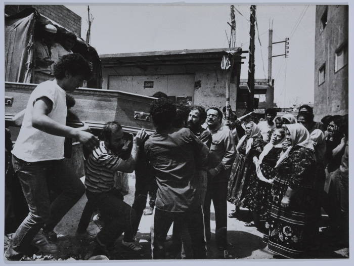A Shaheed's Funeral, Burj al-Barajneh Camp, 1986- 1987 