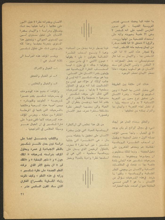The 1st Issue of al-Masrah Magazine, December 1975