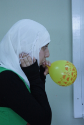 مدرسة سيرك فلسطين في عروض مع طلبة المدارس