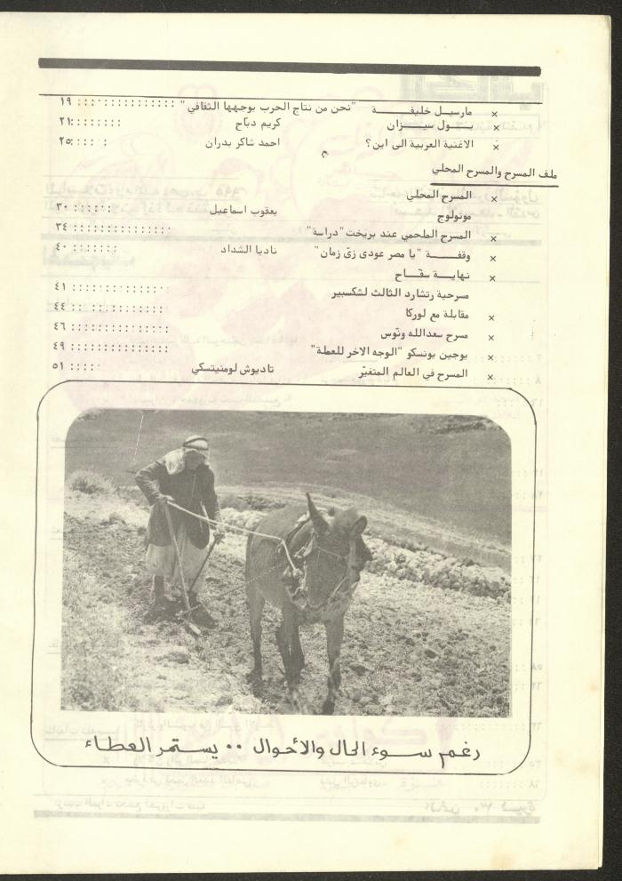 The 4th Issue of al-Kateb Magazine, April 1980 