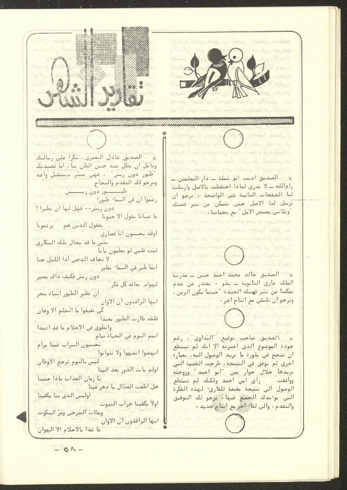 The 4th Issue of al-Kateb Magazine, April 1980 