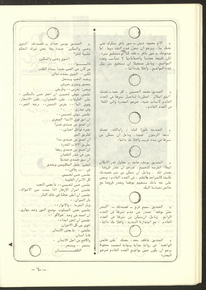The 4th Issue of al-Kateb Magazine, April 1980 