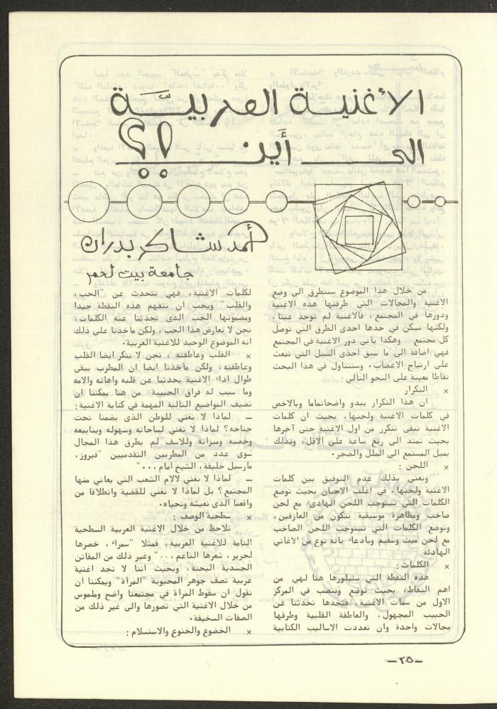 The 4th Issue of al-Kateb Magazine, April 1980 