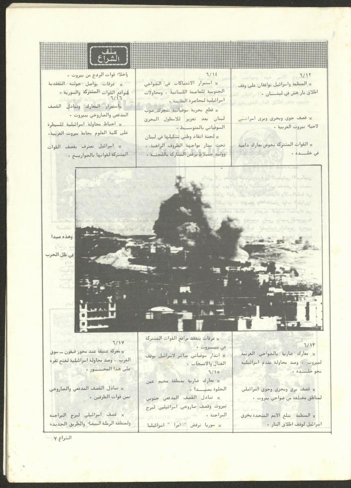 The 41st Issue of ash-Sheraa Magazine, July 1982