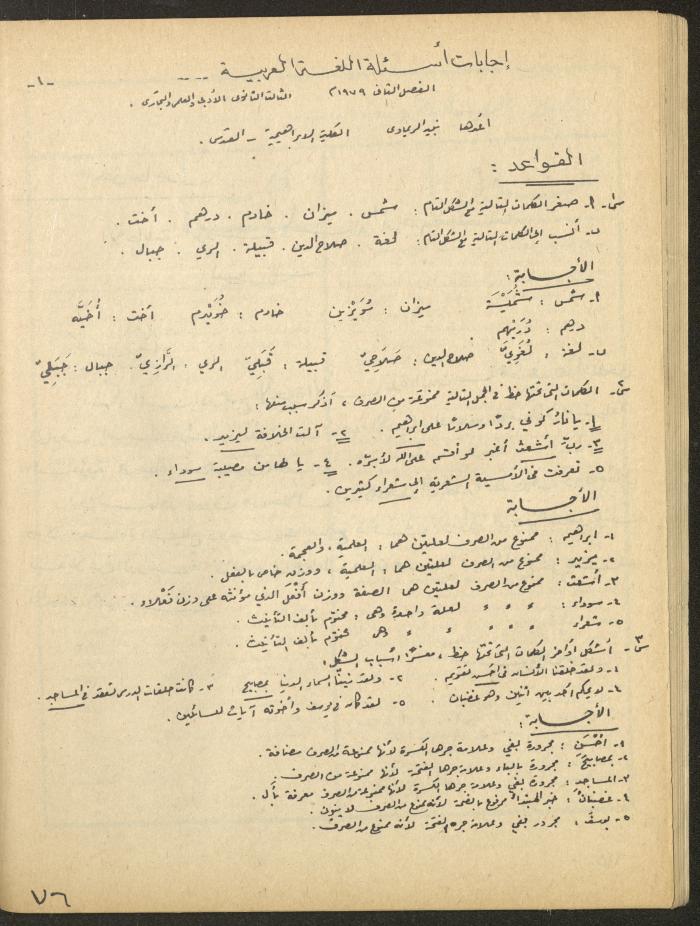 Issue 1 of al-Bayader Magazine, May 1979