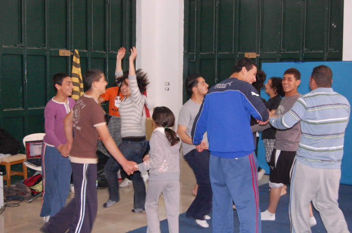 A Photograph from PCS's Training with a Spanish Troupe, 2009

