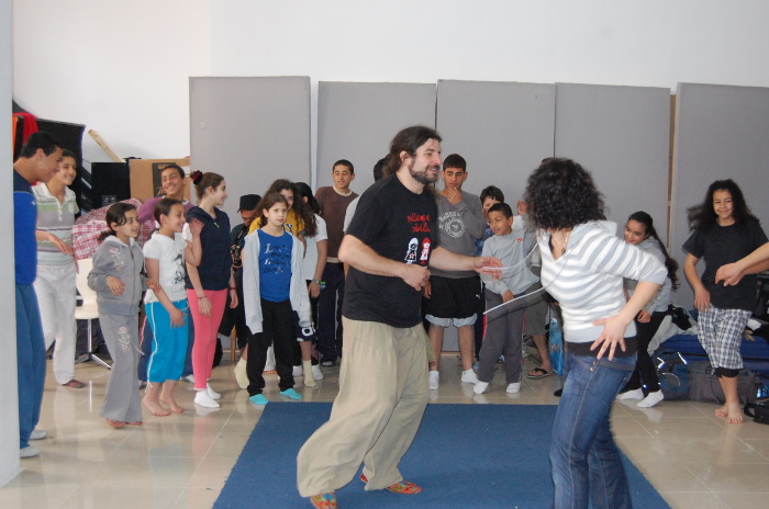 A Photograph from PCS's Training with a Spanish Troupe, 2009
