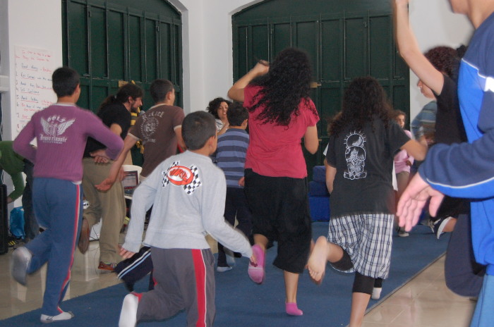 A Photograph from PCS's Training with a Spanish Troupe, 2009
