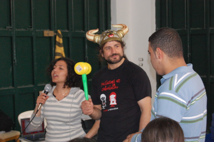 A Photograph from PCS's Training with a Spanish Troupe, 2009

