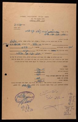 رسالة من المجلس الملّي الأرثوذكسي إلى موشيه زيلبرمان وآرييه كوفرت، حيفا، 7 أيار 1971