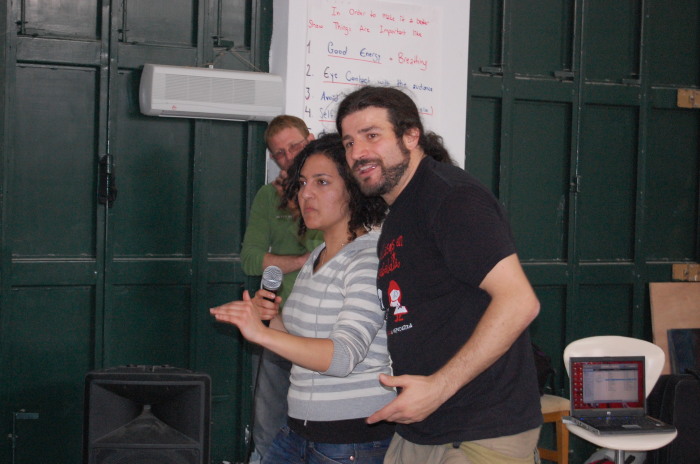 A Photograph from PCS's Training with a Spanish Troupe, 2009
