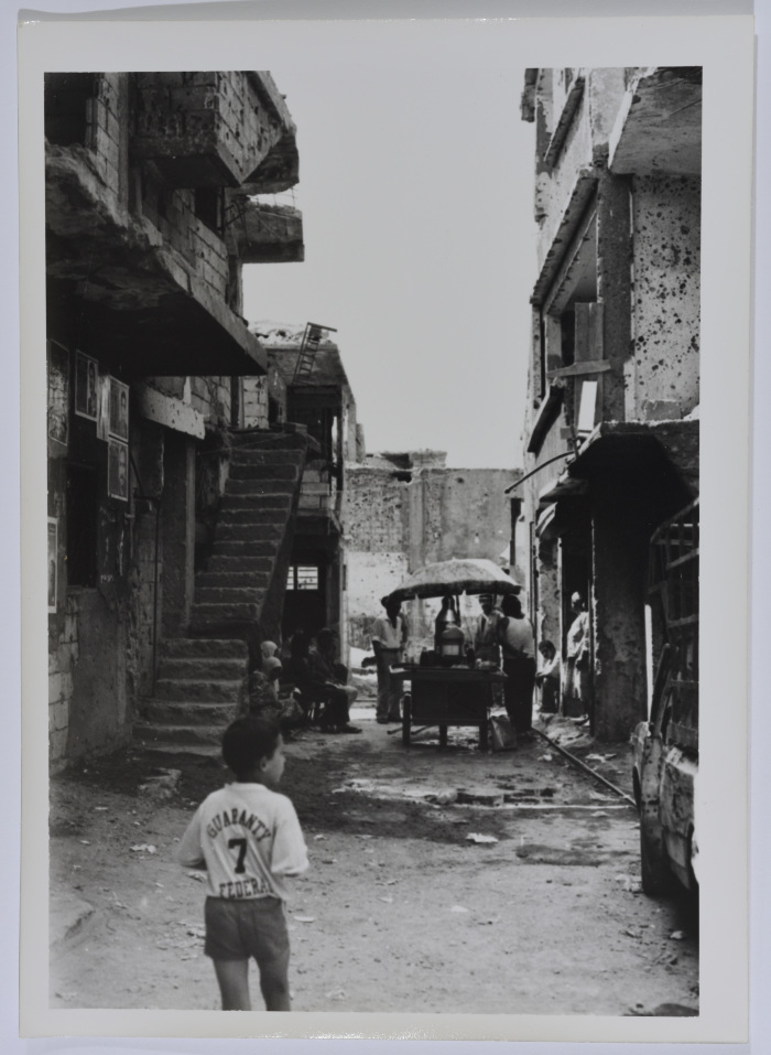 An Alleyway in a Palestinian Refugee Camp, Lebanon, 1987 