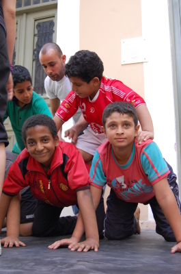 A Performance by the Palestinian Circus School in Cairo 