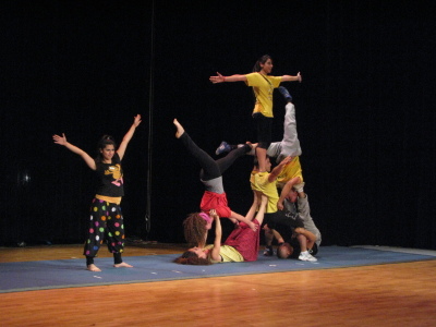 "Circus Behind the Wall" Production Performed by the Palestinian Circus School in Toulouse, France 