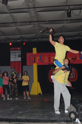 A Performance by the Palestinian Circus School in Cairo 