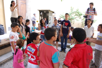 A Performance by the Palestinian Circus School in Cairo 