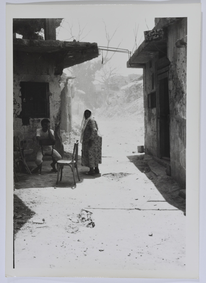 Two People in a Palestinian Refugee Camp, Lebanon, 1987