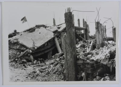 The Remains of Destroyed Houses, Shatila Camp, 1987