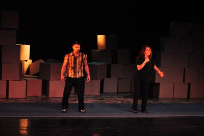 من عرض "لوين" الذي قدمته "مدرسة سيرك فلسطين"