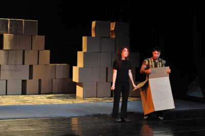 من عرض "لوين" الذي قدمته "مدرسة سيرك فلسطين"