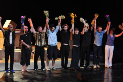 من عرض "لوين" الذي قدمته "مدرسة سيرك فلسطين"