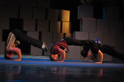 من عرض "لوين" الذي قدمته "مدرسة سيرك فلسطين"