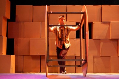 من عرض "لوين" الذي قدمته "مدرسة سيرك فلسطين"