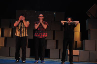 من عرض "لوين" الذي قدمته "مدرسة سيرك فلسطين"