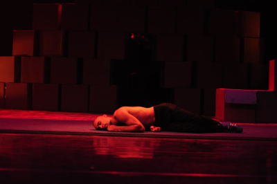 من عرض "لوين" الذي قدمته "مدرسة سيرك فلسطين"