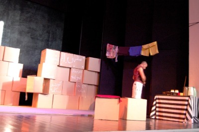 من عرض "لوين" الذي قدمته "مدرسة سيرك فلسطين"